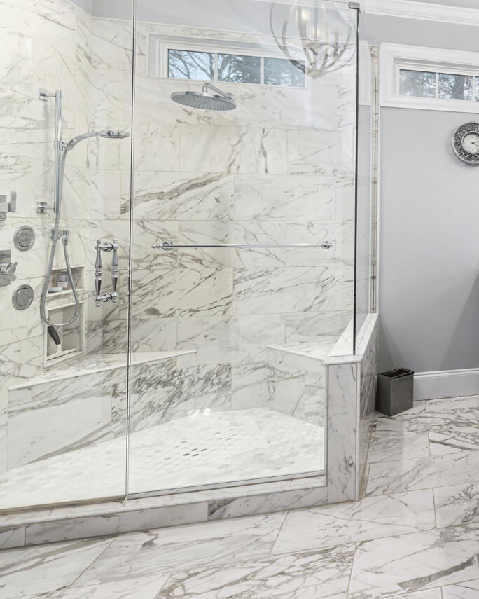 Bathroom Marble Shower